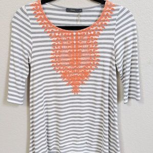 THML 3/4 sleeve embroidered tee